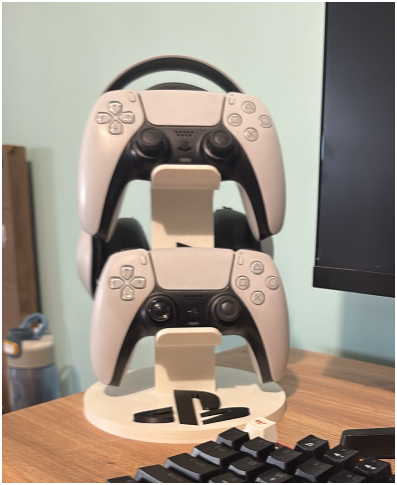 🎮 Dual PS5 Controller & Headset Stand